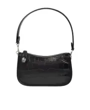 Swinger 20 embossed shoulder bag One size Black