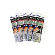 Hayabusa EX304 Snapper Adjustable Pre Made Fishing Rig Twin Pack - Choose Hook S