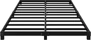 Bed Frame 3600lbs Heavy Duty Metal Platform No Box Spring Needed with Steel Slat Support, Easy Assembly,Noise-Free (Queen)
