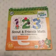 LeapFrog LeapStart Scout Friends Math Problem Solving Book Level 1 Preschool