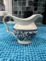 222 Fifth Adelaide Blue and White Creamer NEW
