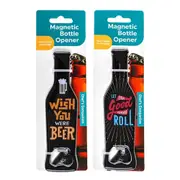 Bottle Opener Key Ring Chain Magnetic Metal Beer Bar Tool Coldie Gift