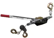 NEW 3-Hook Come A Long 4 Ton 8000 lb Winch Hoist Hand Cable Puller Durable HD