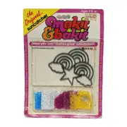 Vintage Quincrafts Makit And Bakit Rainbow Clouds Star Stain Glass Sun Catcher