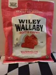 Wiley Wallaby Soft and Chewy Licorice Watermelon 4 oz.