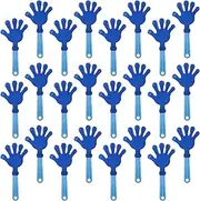 24 Pieces 11 Inch Hand Clappers Royal blue Large Clappers Noisemakers Noise Makers Party Favors Jumbo Plastic Party Clapper for Sporting Events Cheers Ball Dance Basketball Football Noisemakers （Royal blue）