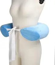 Single Lumbar Foam Travel Pillow Wrap Around Design Relax Muscles Multifunctional Comfortable Travel Pillow for Home and Car Memory Foam Back Support for Pain Relief