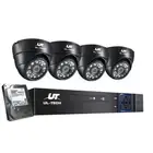 Home Surveillance CCTV Security Camera System 8 Channel 1080P HD 1TB Hard Drive