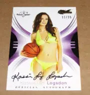 2015 Benchwarmer KASSIE LYN LOGSDON Signature Series #63 HOTTIE Auto/25 PLAYBOY