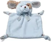 Bearington Baby Wee Waggles The Blue Doggie Security Blanket