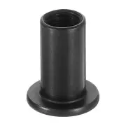 M8 T-nuts, 30pcs Carbon Steel Hex Socket Head Insert Nut 18mm Height, Black