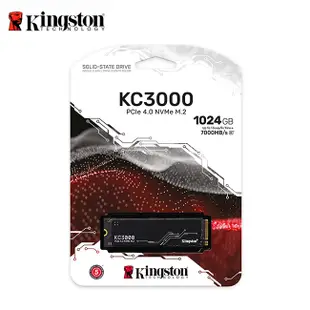 金士頓 Kingston KC3000 512G 1TB 2TB PCIe 4.0 NVMe M.2 SSD 固態硬碟