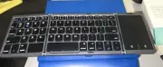 Seenda Black Wireless Portable Foldable Bluetooth Keyboard With Touchpad