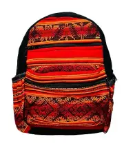 Bolivian Genuine Andean Textil “AGUAYO” Handmade Backpack 17’ L x 13’ W new