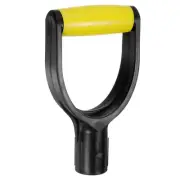 Shovel D Grip Handle 1-1/4""(32mm) Inner Dia. ABS Spade Snow Shovel, Y/B
