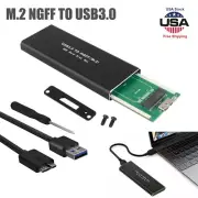 M.2 SSD NGFF SATA to USB 3.0 External Enclosure Storage Case Converter Adapter