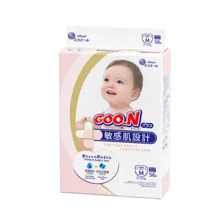 大王GOO.N紙尿布境內版敏感肌_黏貼型M(56片x4串)