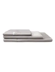 [Logan and Mason] 400TC Mega 50cm drop Sheet Set in Pewter
