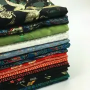 Chinese Damask Fabric Faux Silk Peacock Jacquard Brocade Cloth By Meter Vintage