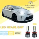 豐田 2PCS 適用於 TOYOTA PRIUS 2009-2015 H11 LED 超亮高/低光束前照燈 LED 前照