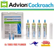 Genuine Syngenta Advion Cockroach Gel German Roach 4 x 30g tubes - SYDNEY STOCK
