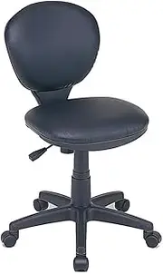 Nakabayashi RZC-273BK Antibacterial Leather Office Chair Desk Chair Black