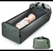3-1 Portable Bassinet for Baby Diaper Bag/Changing Station All in 1 -Easy Travel
