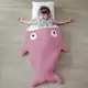 鯊魚咬一口 BabyBites｜(輕量版)100%純棉手作嬰幼兒睡袋/防踢被/包巾－莓果牛奶