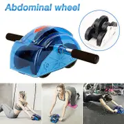 Abdominal Wheel 4 Roller Wheel Abdominal Muscle Exerciser With Gear For Home Gym Workout as show