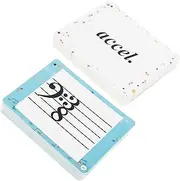 LIFKOME 80pcs Music Note Flashcards Professional Music Instruction Cards for Piano Violin Students Durable Portable Learning Supplies for Home School and Travel
