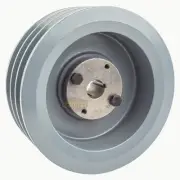 Cast Iron 5.5" Triple Groove Pulley Belt B Section 5L with 3/4" Sheave Bushing