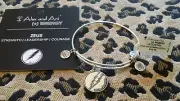 NWT ALEX AND ANI BRACELET ** ZEUS JUPITER ** silver finish RETIRED