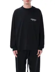 Fear Of God Essentials Long-Sleeved Crewneck T-Shirt S,XL,XS,L,M Black
