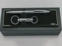 在飛比找Yahoo!奇摩拍賣優惠-【Pen筆】CROSS高仕 Century世紀亮鉻原子筆+鑰