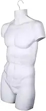 Amagogo Male Mannequin Hanger Professional Torso Dress Form for Window Market Retail