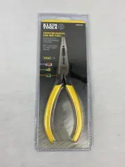Klein Tools Connector Crimping Long-Nose Pliers VDV026-049 23-24 AWG Tool NEW