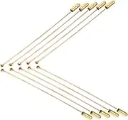 SEWACC 10pcs Handmade Brooch Pins with Stopper Ends Long Jewelry Pins for DIY Crafts for Corsage Bouquets