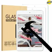 2 Pack iPad mini 5 Tempered Glass Screen Protector for 2019 iPad Mini 5 5th Gen