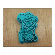 Ole Miss Colonel Reb Cookie Cutter and Embossing Stamp