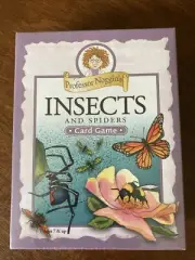 Professor Noggin's Insects & Spiders Card Game by Outset Media NIB