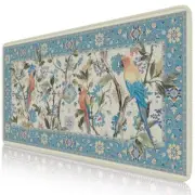 Desk Matt for Desktop, Large Mouse Pad for Desk, XXL Desk Mat, Cute Desk Blue