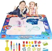 Water Drawing Mat, Reusable Water Drawing Mat for Kids, Large Painting Water Drawing Mat, Toddler Water Writing Mat for Creative Play, Reusable Water Drawing Mat for Kids, Large Toddler Water Writing