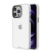 iPhone 15 Pro Max Case Cover - Non-Slippery, Clear & Hard, Shock & Scratch Protection With Rear Camera Lens Guard - White