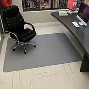 90x120cm Office Rolling Chair Mat Computer Gaming Chair Mat Colors Bedroom Living Room Office Swivel Chair Carpet,Light Gray,90x120cm