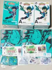 My Hero Academia Lot 10 Izuku Midoriya Figure Acrylic Stand Rubber Chain Towel