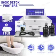 Ionic Ion Detox Machine Foot Bath Basin Aqua Cell Tub Spa Cleanse 100 Liner 220V