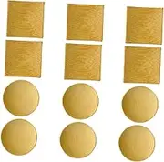 Generic 1 Set Assorted Color Bamboo Seasoning Dishes Snack Dessert Plates for Dipping Sauces Appetizers Side Dishes Versatile Kitchenware for Home Restaurant Use