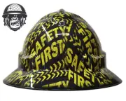Custom Hydrographic Safety Hard Hat SAFETY FIRST PRO CHOICE WIDE BRIM