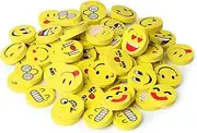 Mr. Pen- Emoji Eraser Pack of 64, Pencil Erasers for Kids, School Supplies, Mini Eraser for Students, Fun Cute Erasers, Prizes for Kids Classroom