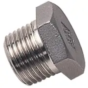 316 ST.ST. ADAPTORS & FLANGES - PLUG ST. ST. 150LB 1/2 NPT 9-05071